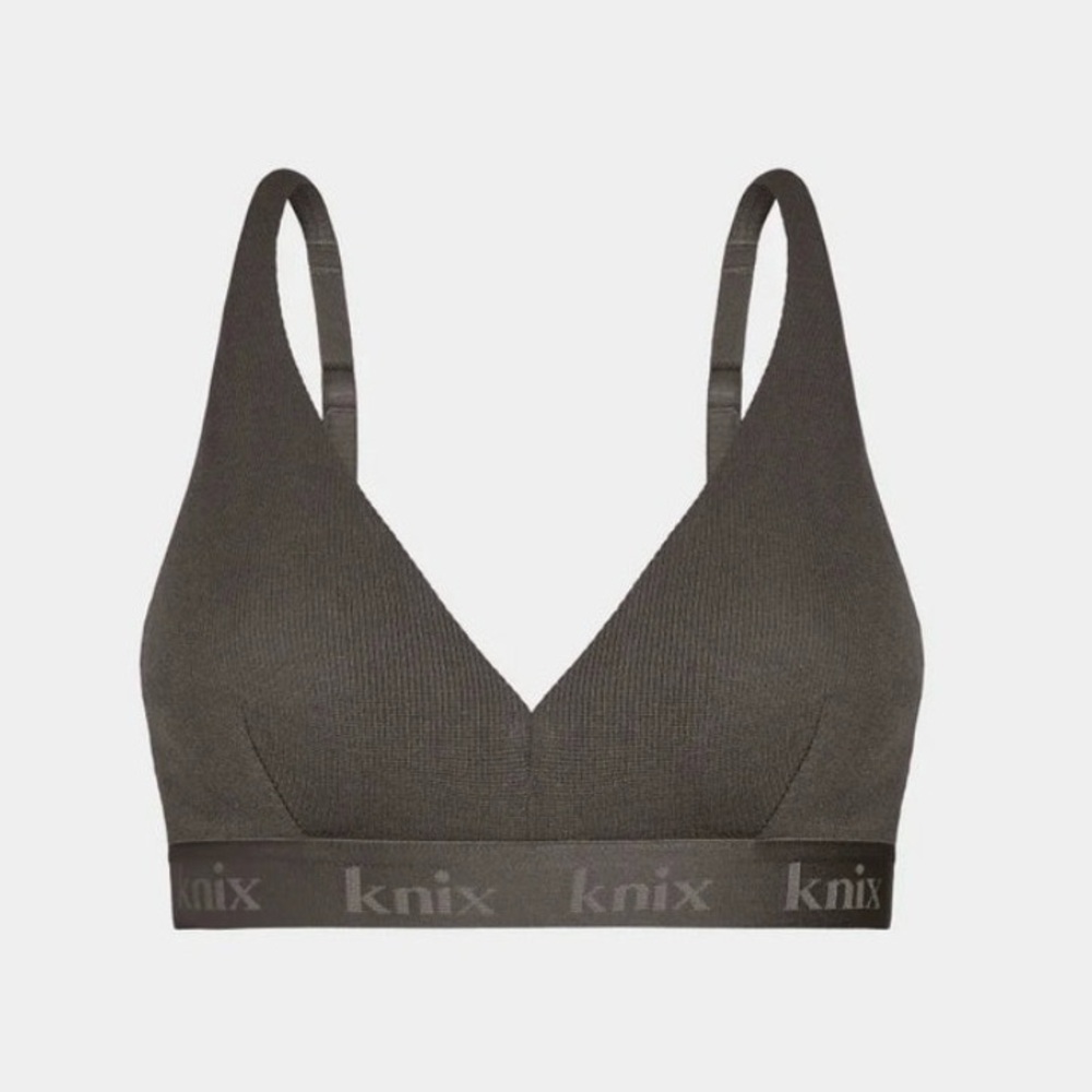 Knix Logo Modal Rib Bralette M+